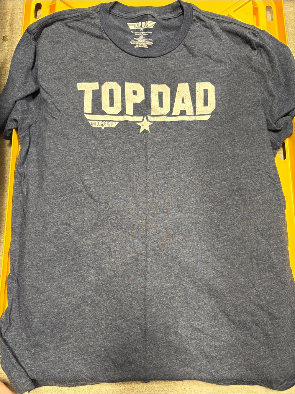 Top Gun 'Top Dad' Navy Graphic Tee